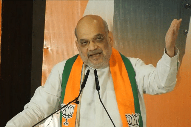 Home Minister Amit Shah unveiled the BJP Manifesto